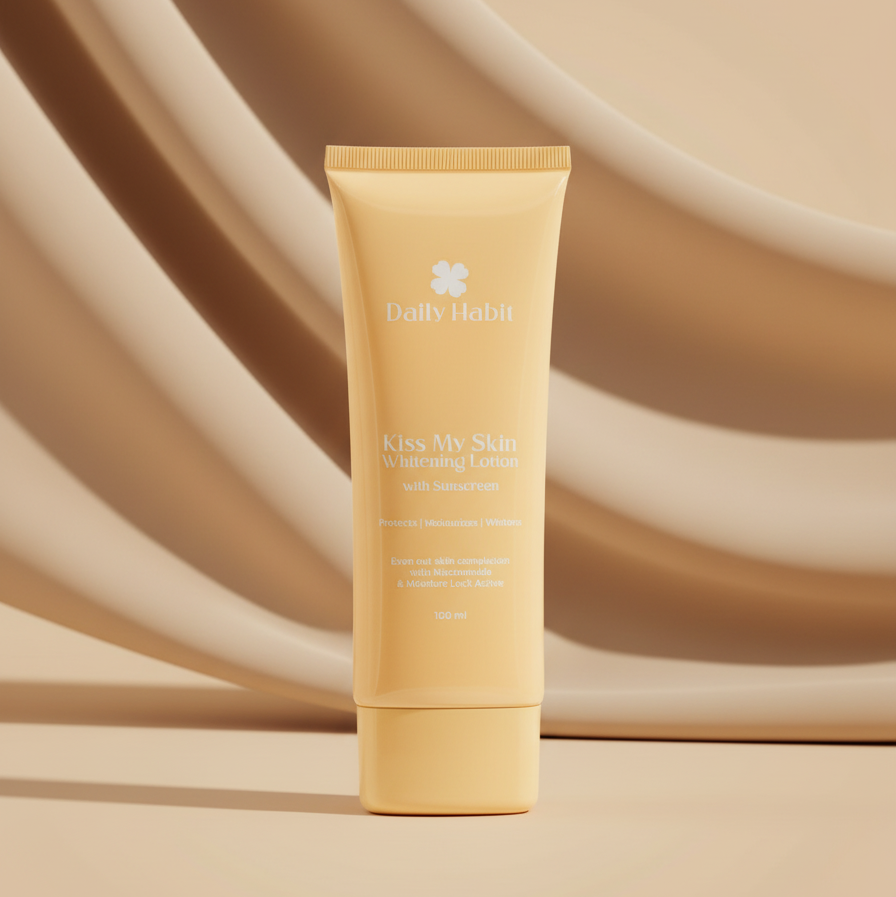 Kiss My Skin Whitening Lotion with Sun Protection